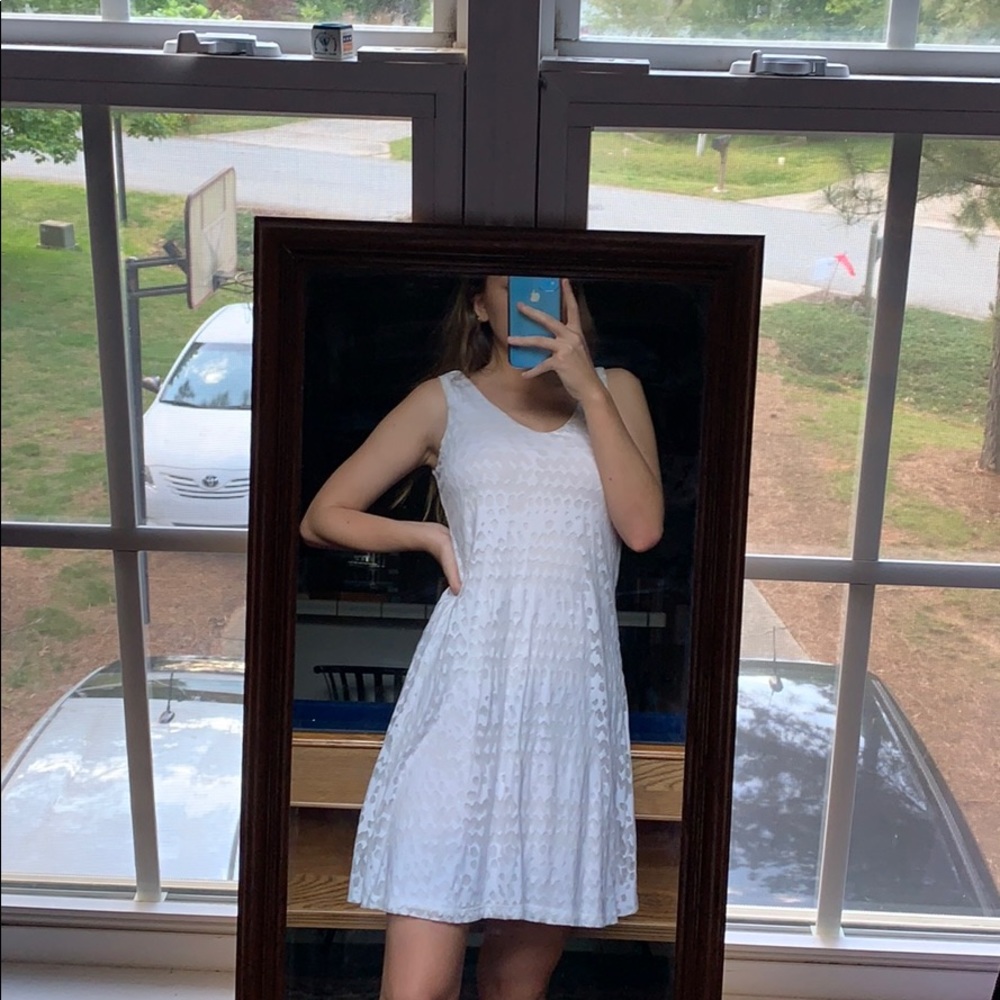 Calvin Klein white minidress